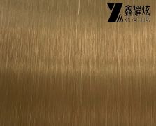 Yx7832 缎纹青铜金不锈钢